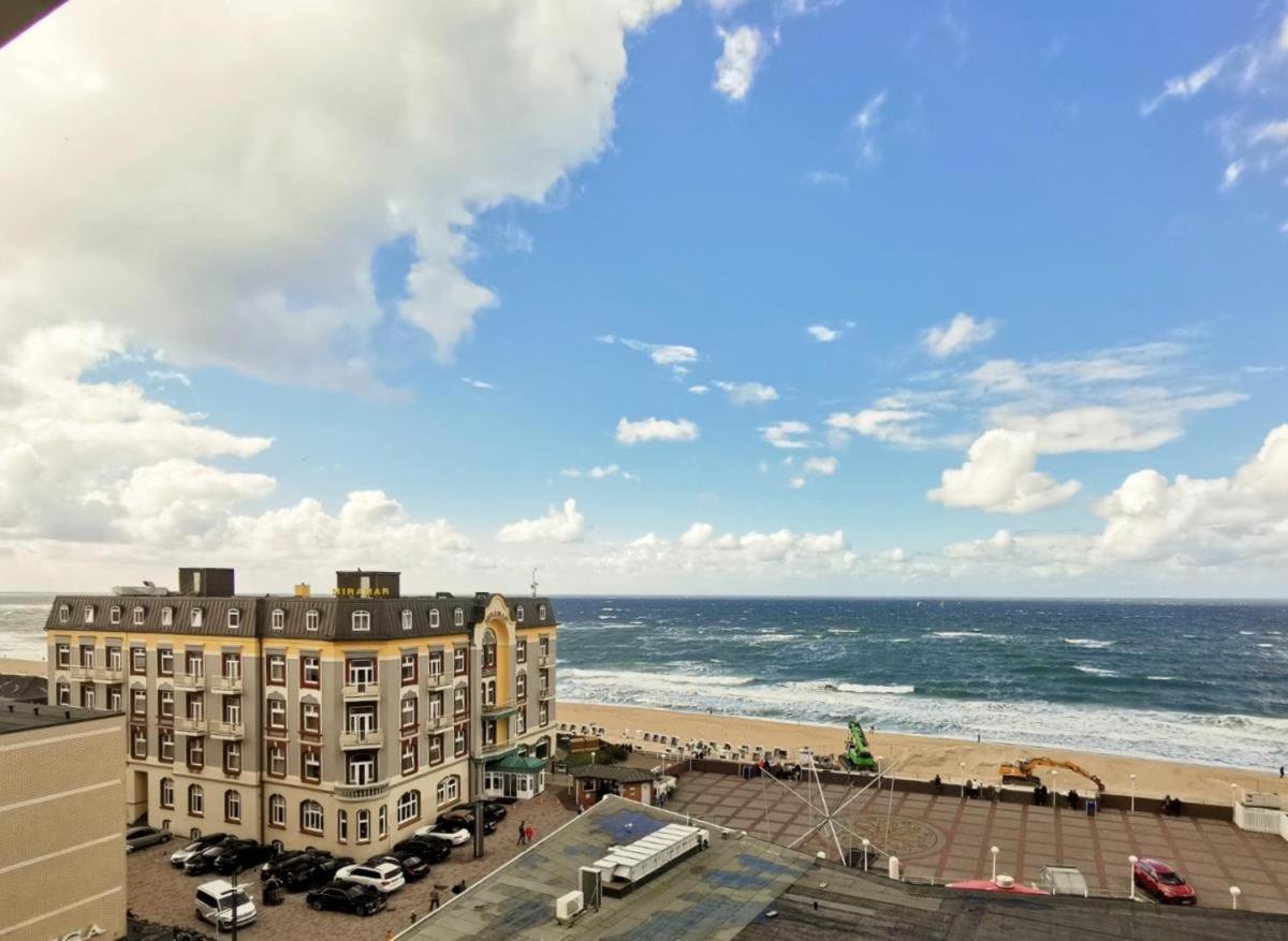 Haus Am Meer App104 Mit Meerblick Und Balkon Westerland Bagian luar foto