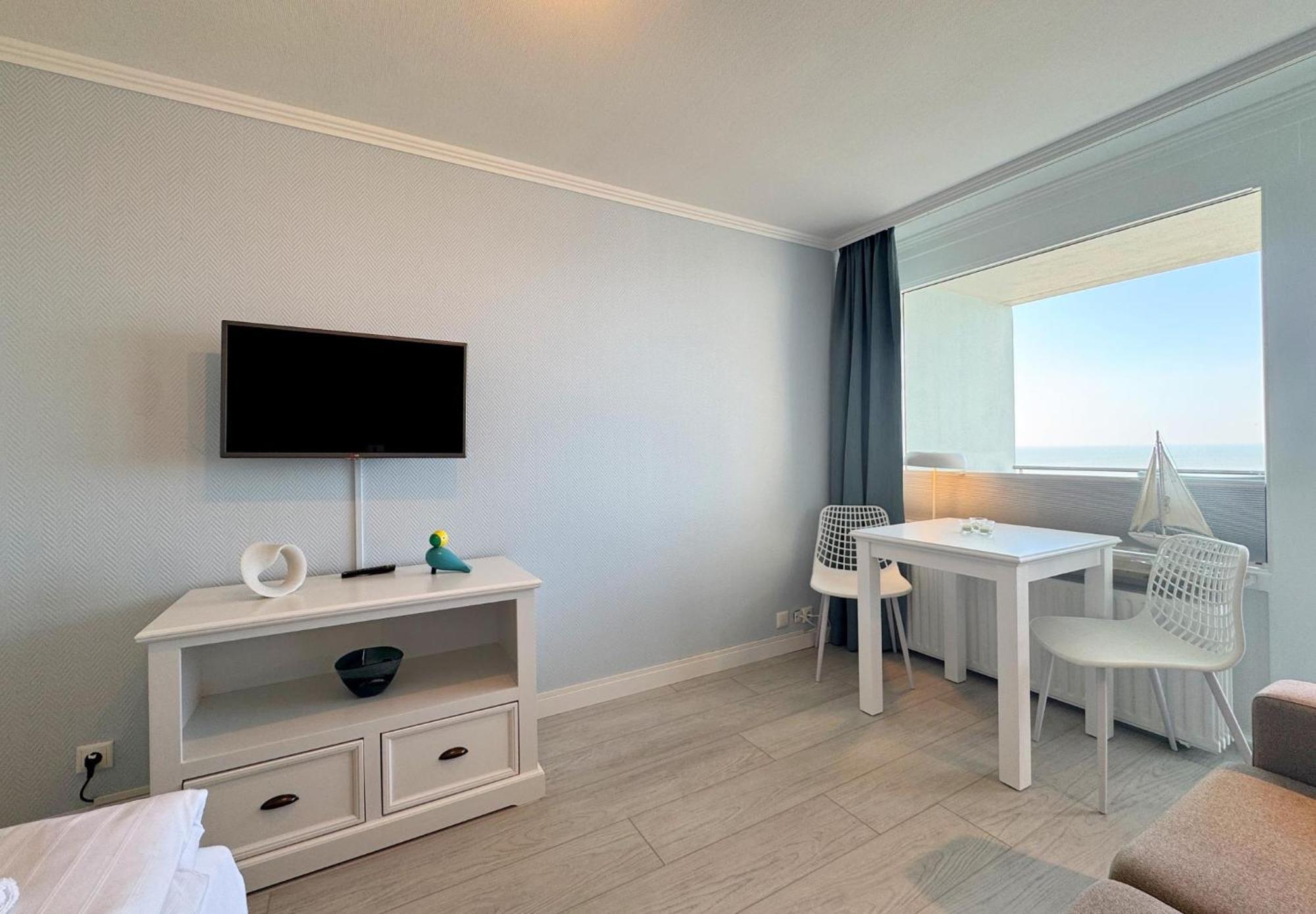 Haus Am Meer App104 Mit Meerblick Und Balkon Westerland Bagian luar foto