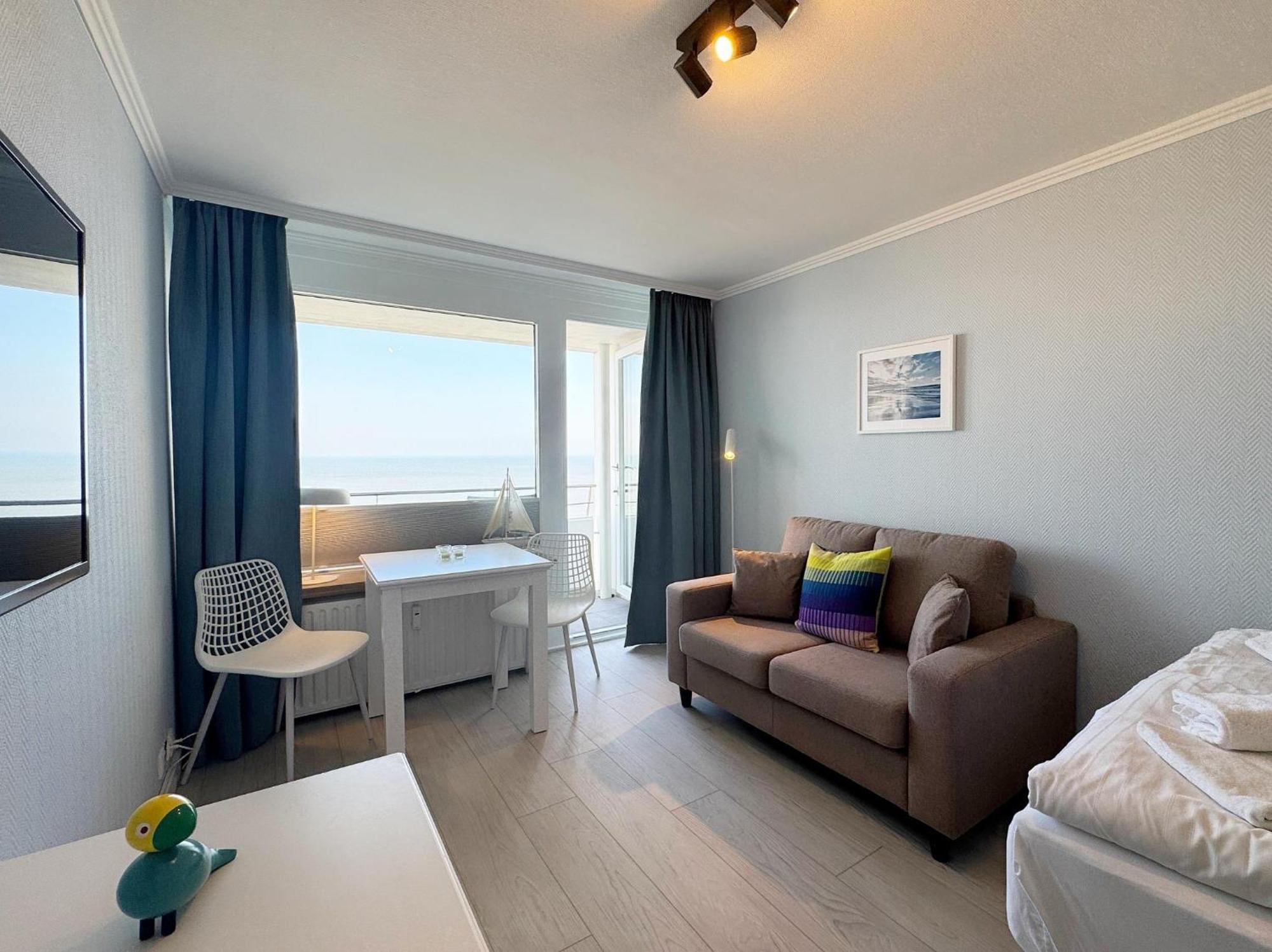 Haus Am Meer App104 Mit Meerblick Und Balkon Westerland Bagian luar foto